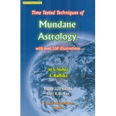 Time Tested Techniques of Mundane Astrology by KN Rao in English
